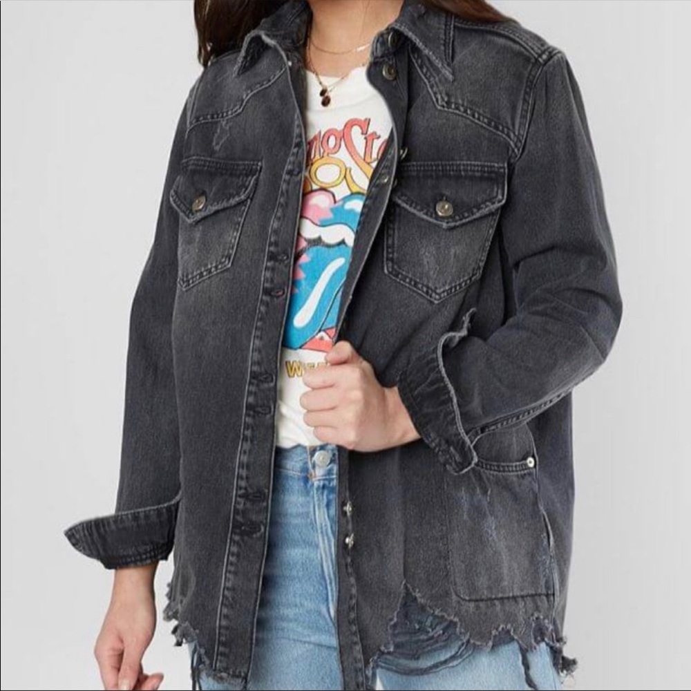 Free People Moonchild Shirt Jacket